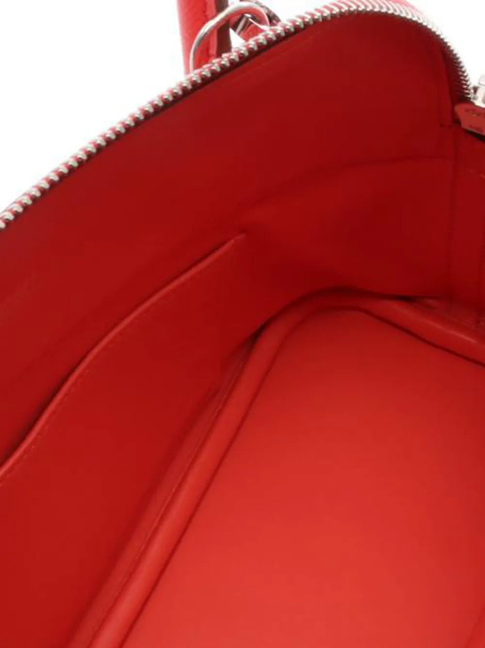 Pre-owned Hermes Bolide 27 Rose Jaipur Handbag Veau Epsom Pink Red Silver Hardware 2way □q Stamp