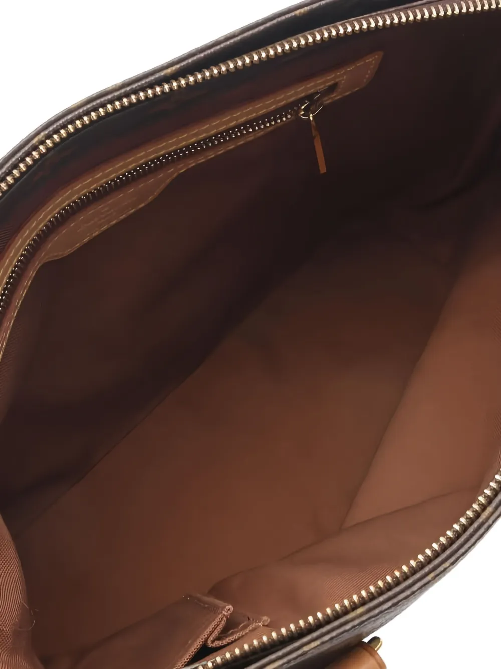 Pre-owned Louis Vuitton 2002 Cabas Piano Handbag In Brown