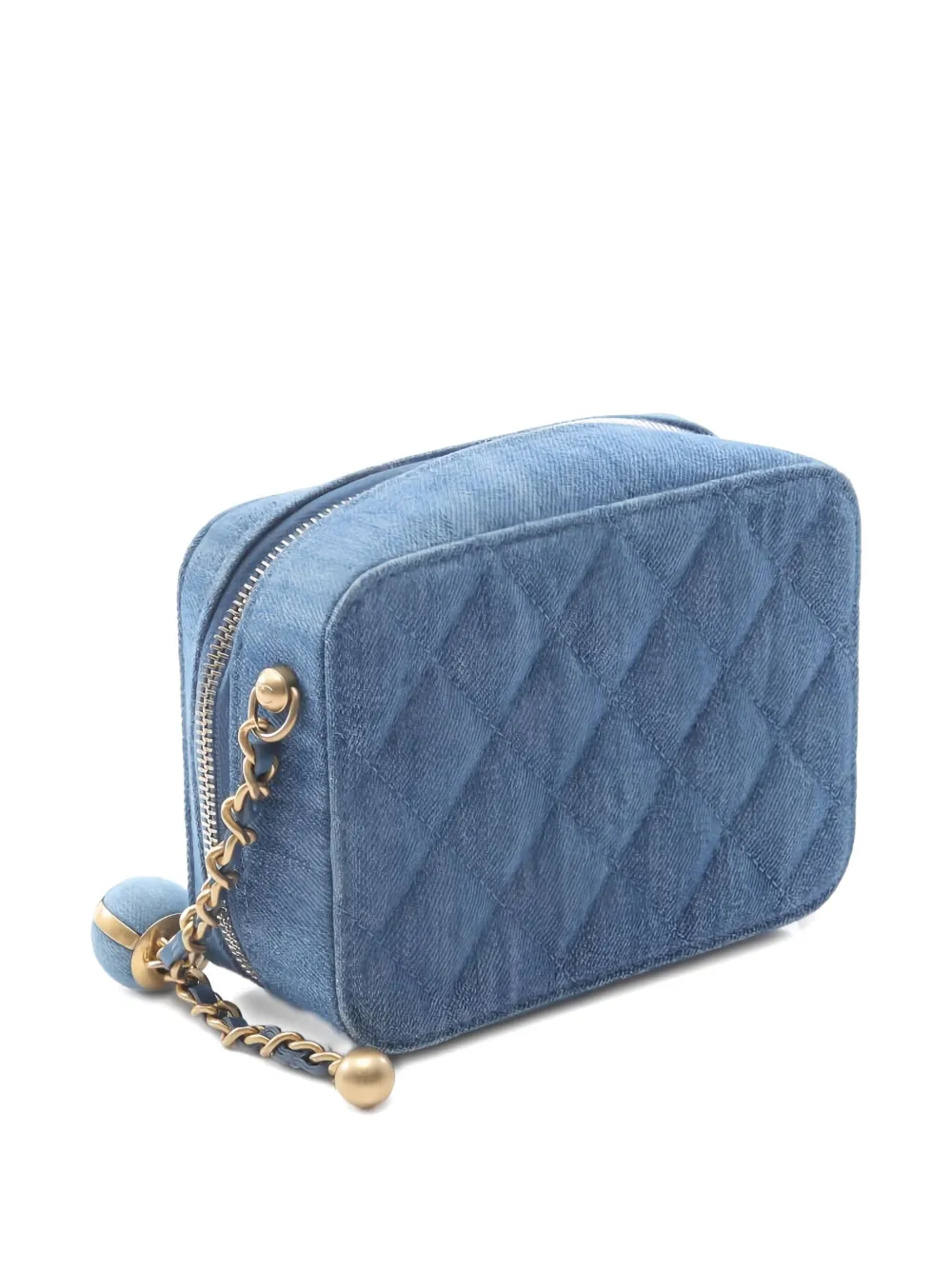 CHANEL Pre-Owned 2021-2022 quilted denim shoulder bag | Pre-Owned | Image 2