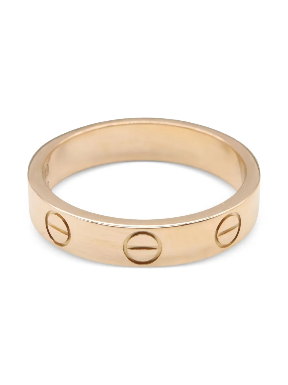 Cartier 2010s ミニ ラブ リング 18Kローズゴールド - ゴールドトーン Cartier 2010s ミニ ラブ リング 18Kローズゴールド - ゴールドトーン