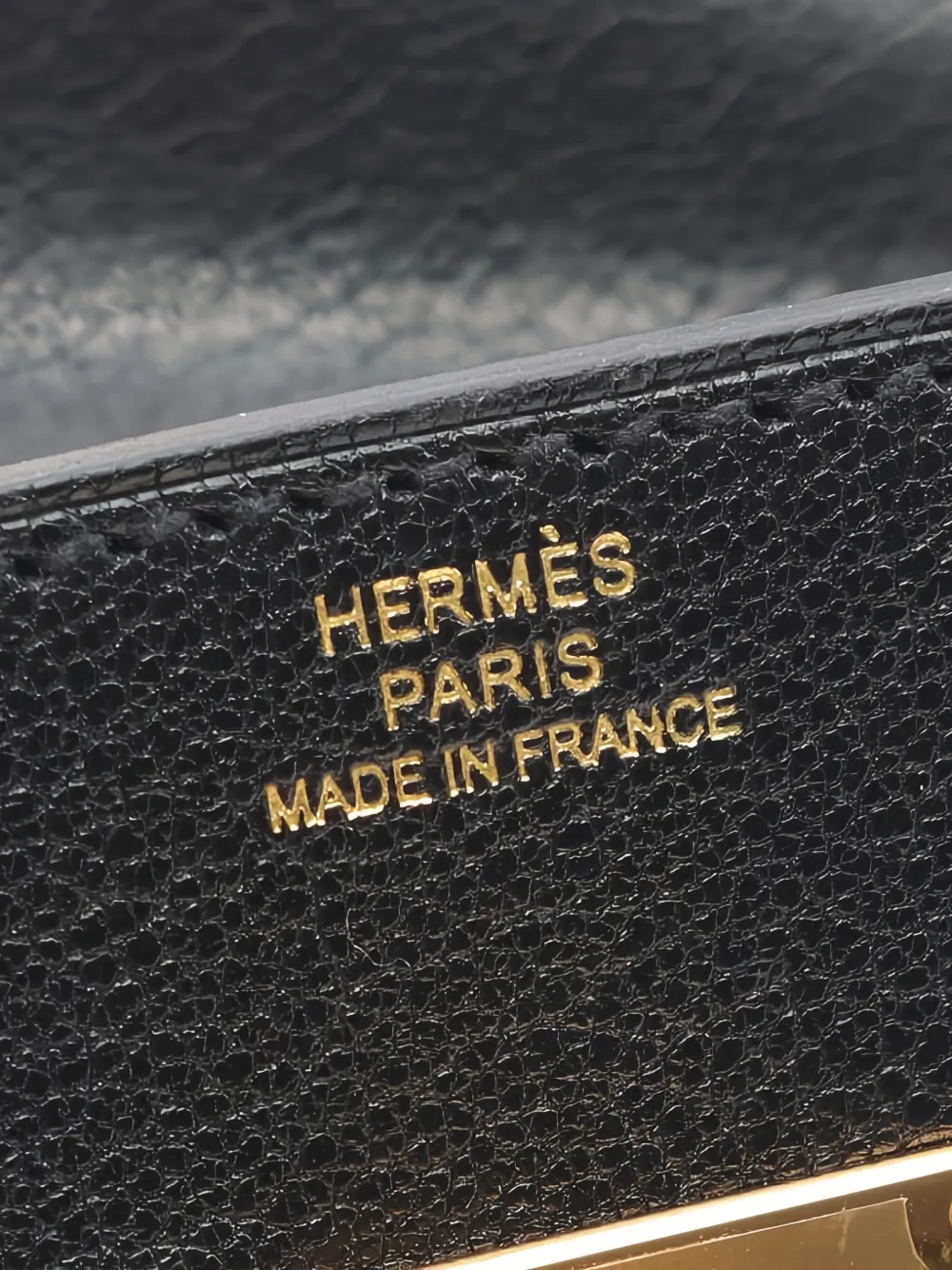 Pre-owned Hermes Kelly Pocket Long Wallet In Black