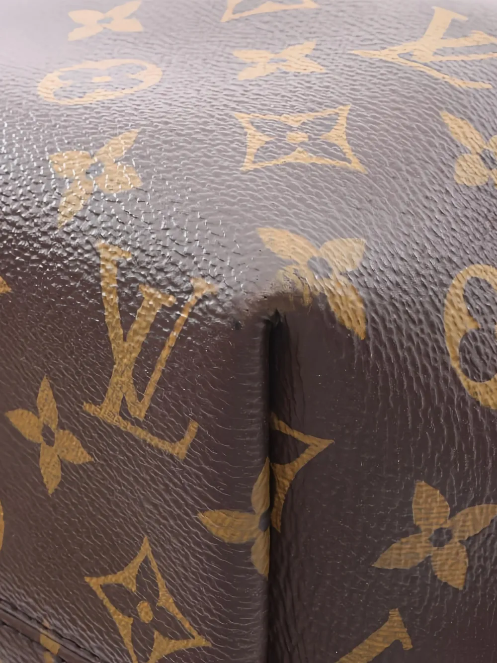 Pre-owned Louis Vuitton Turen Monogram Tote Bag In Brown