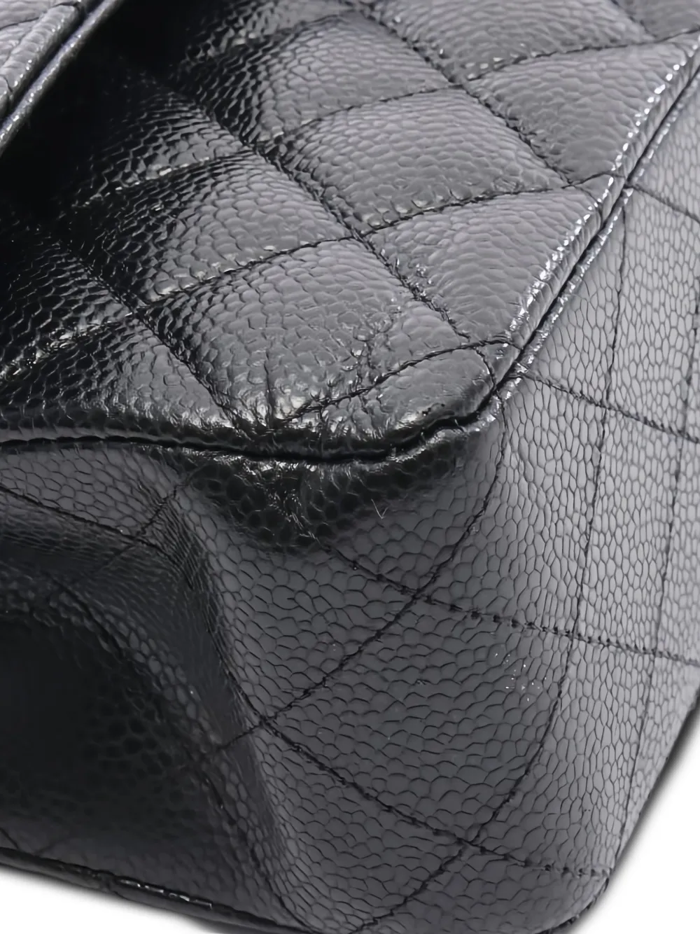 Pre-owned Chanel Double Flap Shoulder Bag In Black