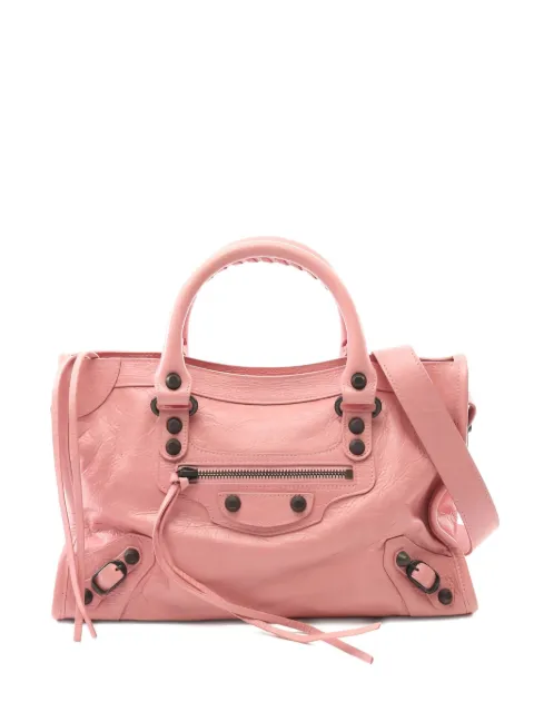 Balenciaga Pre-Owned small Le City braided-handle two-way handbag