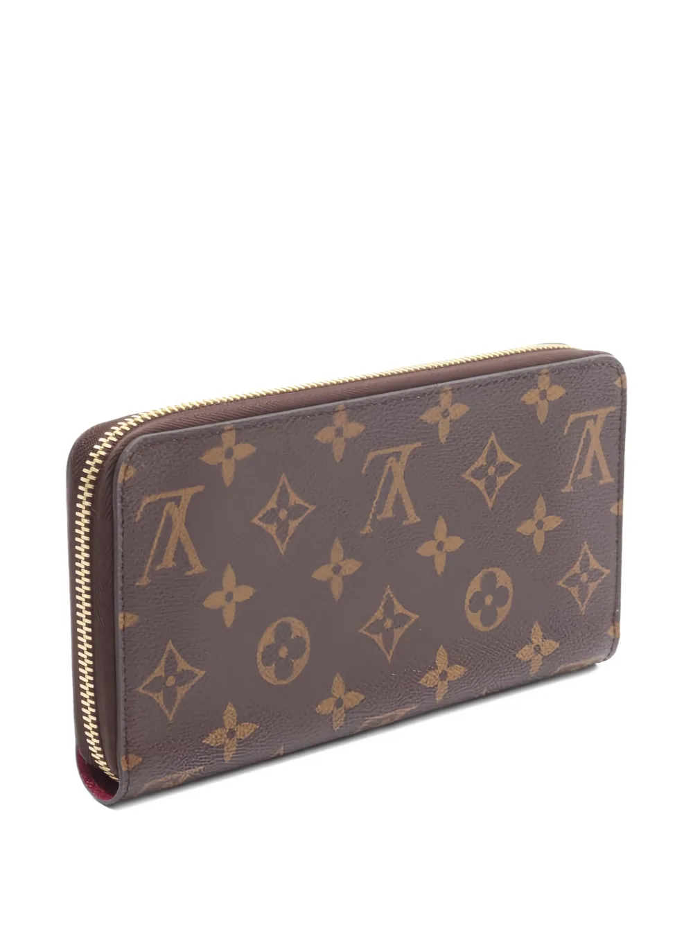 Pre-owned Louis Vuitton Monogram Zippy Wallet In Brown