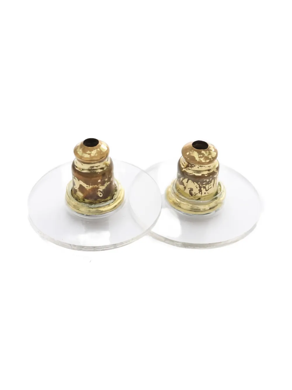 CHANEL Pre-Owned 1986-1988 CC-logo bead earrings | Image 2