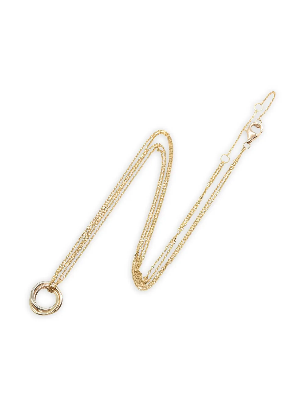 Cartier トリニティ SM ネックレス 18Kローズゴールド/イエローゴールド/ホワイトゴールド - ゴールドトーン Cartier トリニティ SM ネックレス 18Kローズゴールド/イエローゴールド/ホワイトゴールド - ゴールドトーン