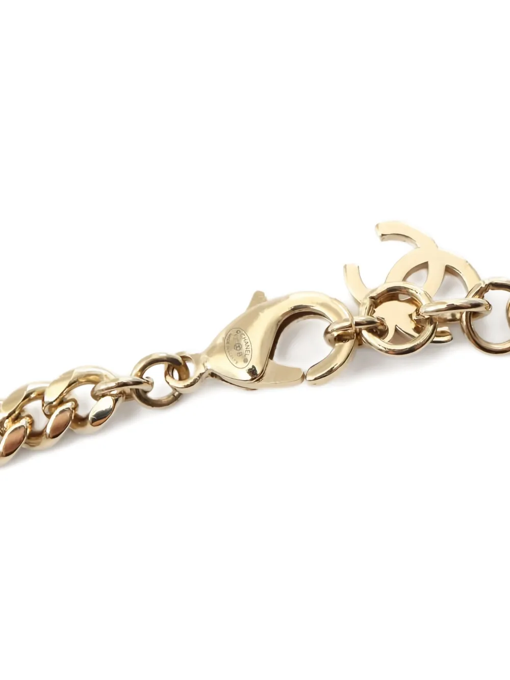 CHANEL Pre-Owned logo-rhinestone necklace | Pre-Owned | Image 2