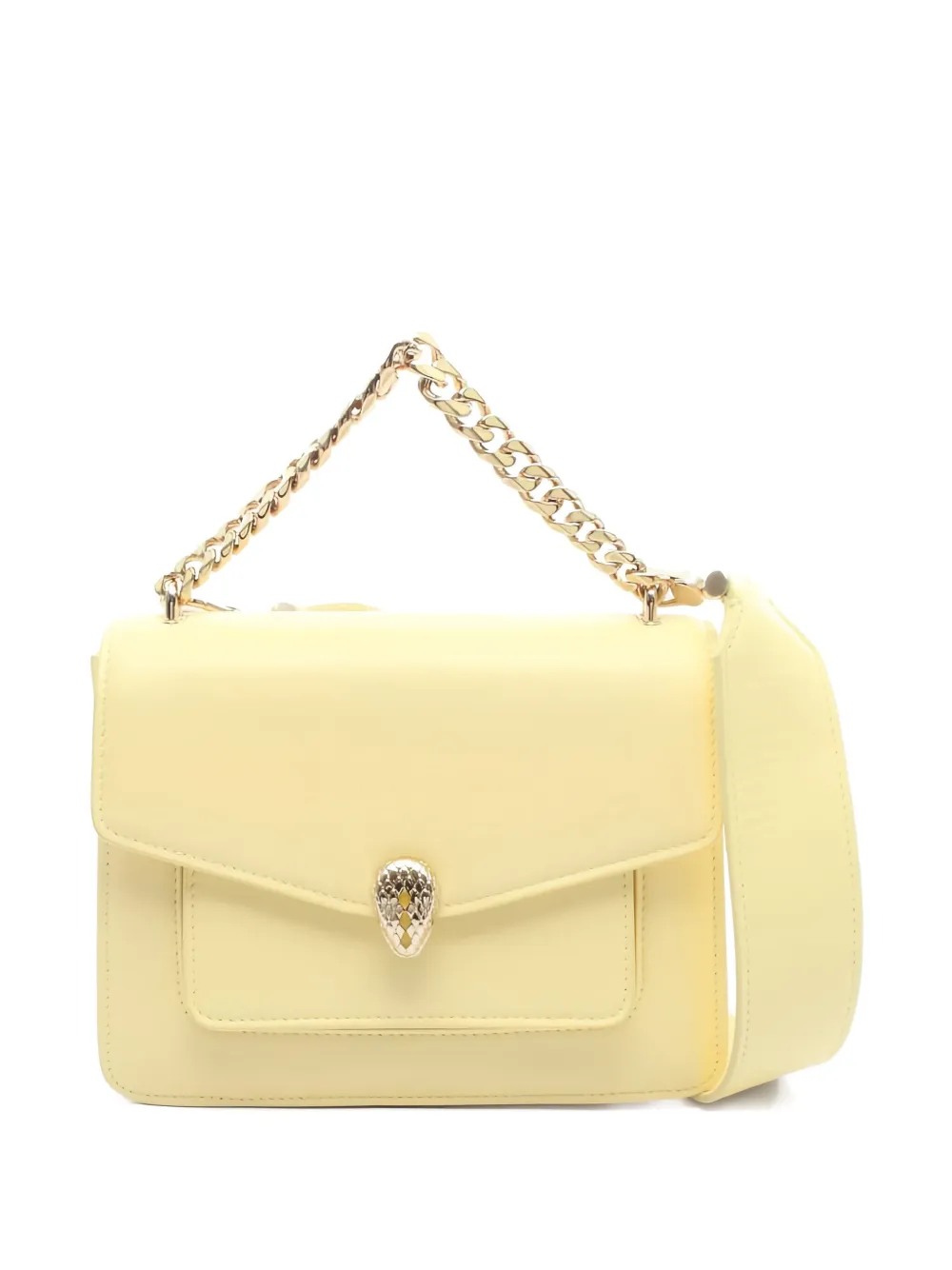 Bvlgari Pre-Owned Serpenti Forever chain-strap flap handbag | Yellow | Image 1
