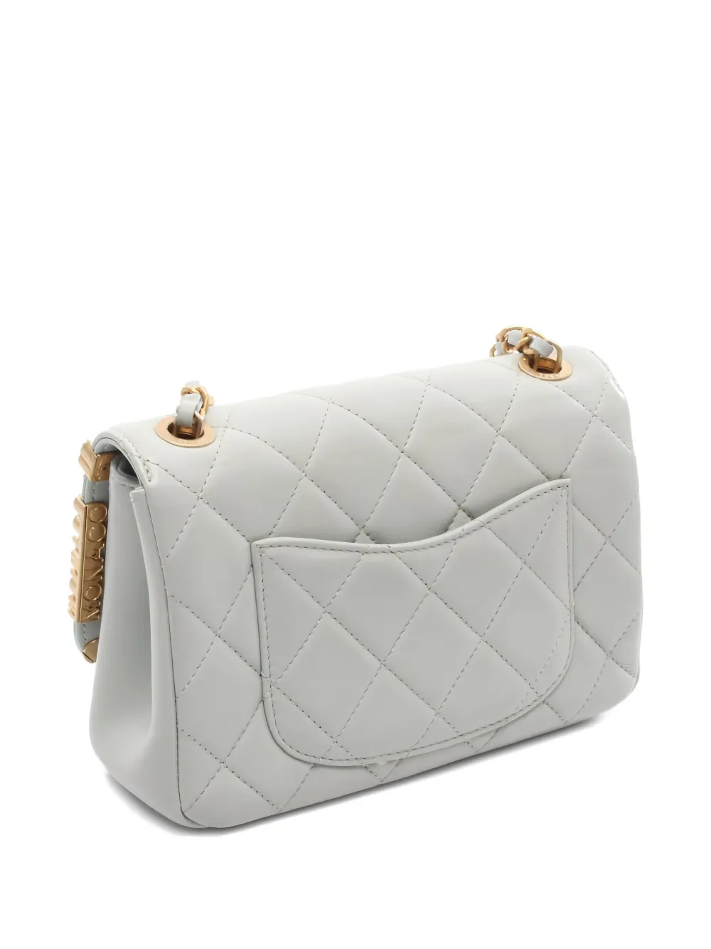 Pre-owned Chanel Mini Classic Flap Shoulder Bag In Blue