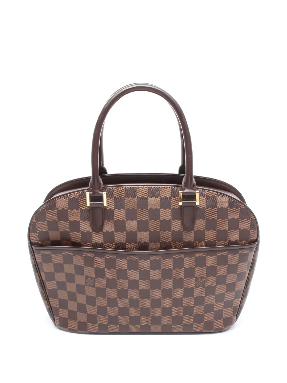 Pre-owned Louis Vuitton Saria Handbag In Brown