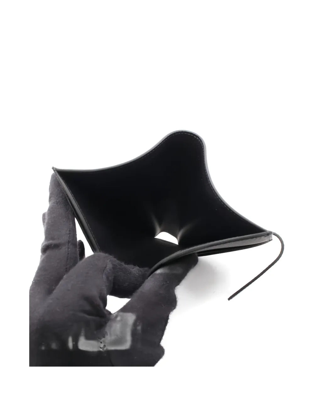 Pre-owned Hermes 2023 Bearn Bi-fold Wallet In Black