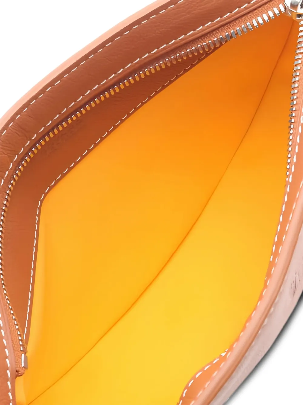 Pre-owned Goyard Hirondelle Shoulder Bag In Brown
