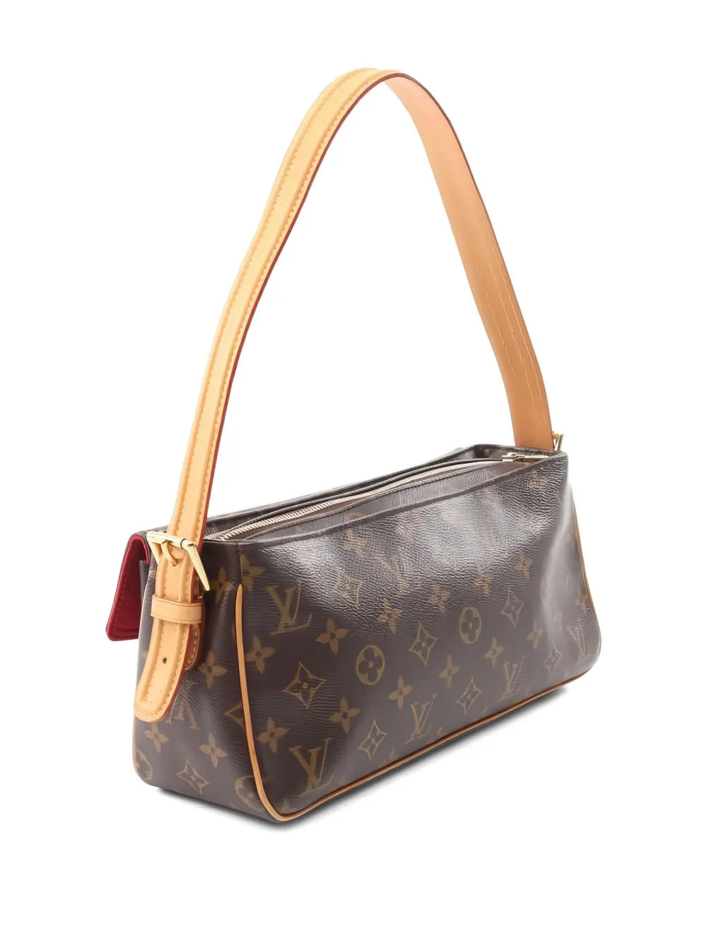 Pre-owned Louis Vuitton Vivacite Mm Shoulder Bag In Brown