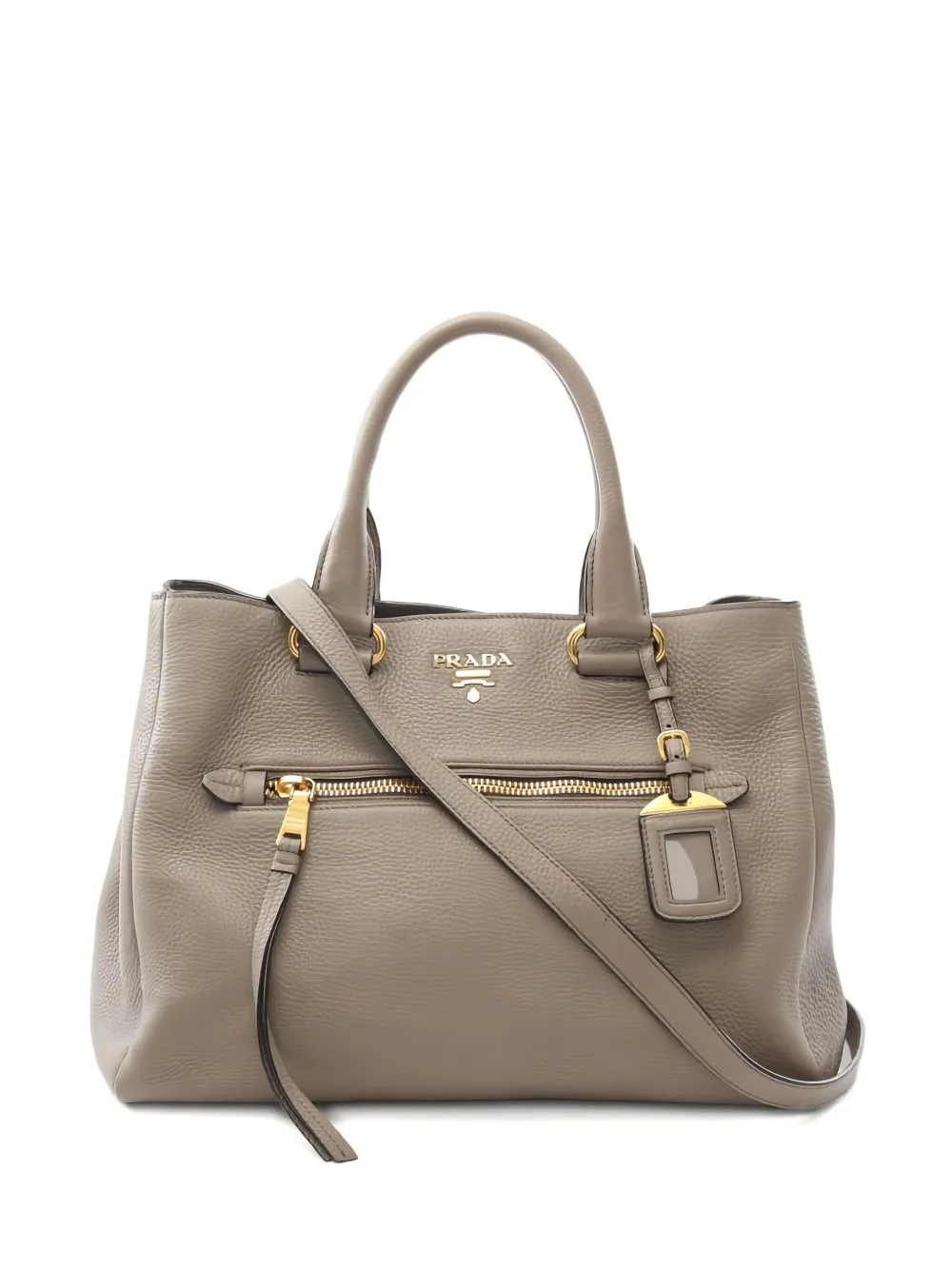 Prada Pre-Owned Vit Daino ハンドバッグ - グレー Prada Pre-Owned Vit Daino ハンドバッグ - グレー