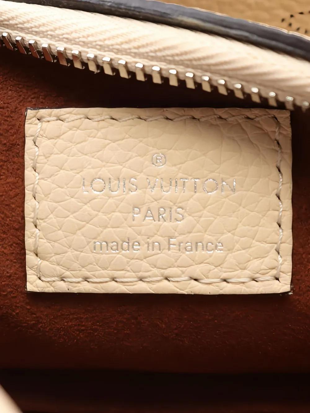 Pre-owned Louis Vuitton Why Not Pm Handbag In Neutral