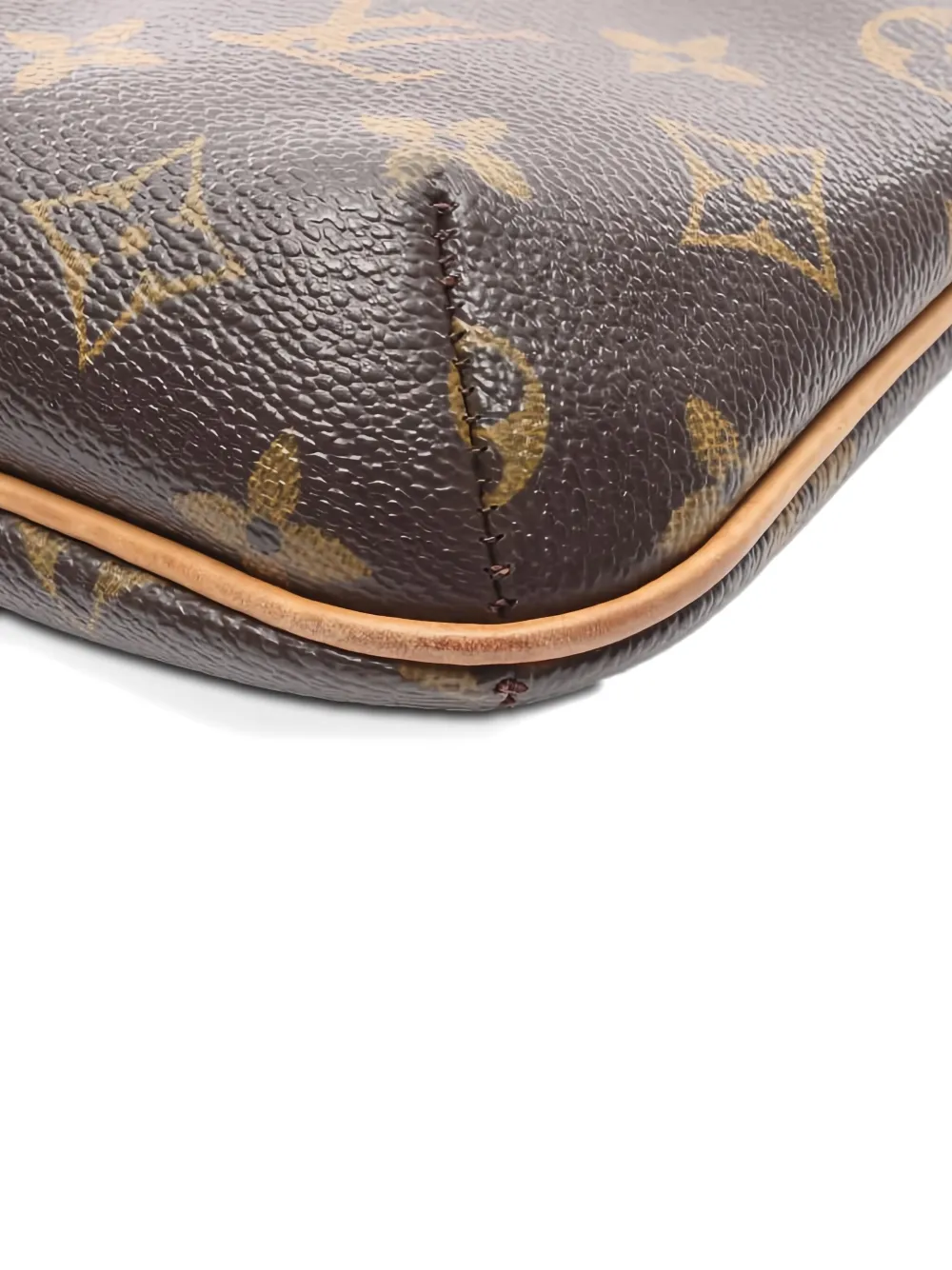 Pre-owned Louis Vuitton 2003 Musette Tango Monogram Shoulder Bag In Brown