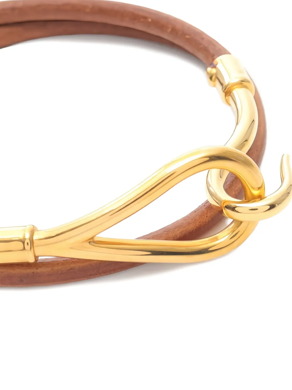 Pre-owned Hermes Jumbo Bracelet In Brown