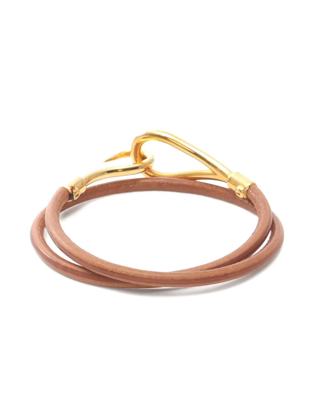 Pre-owned Hermes Jumbo Bracelet In Brown
