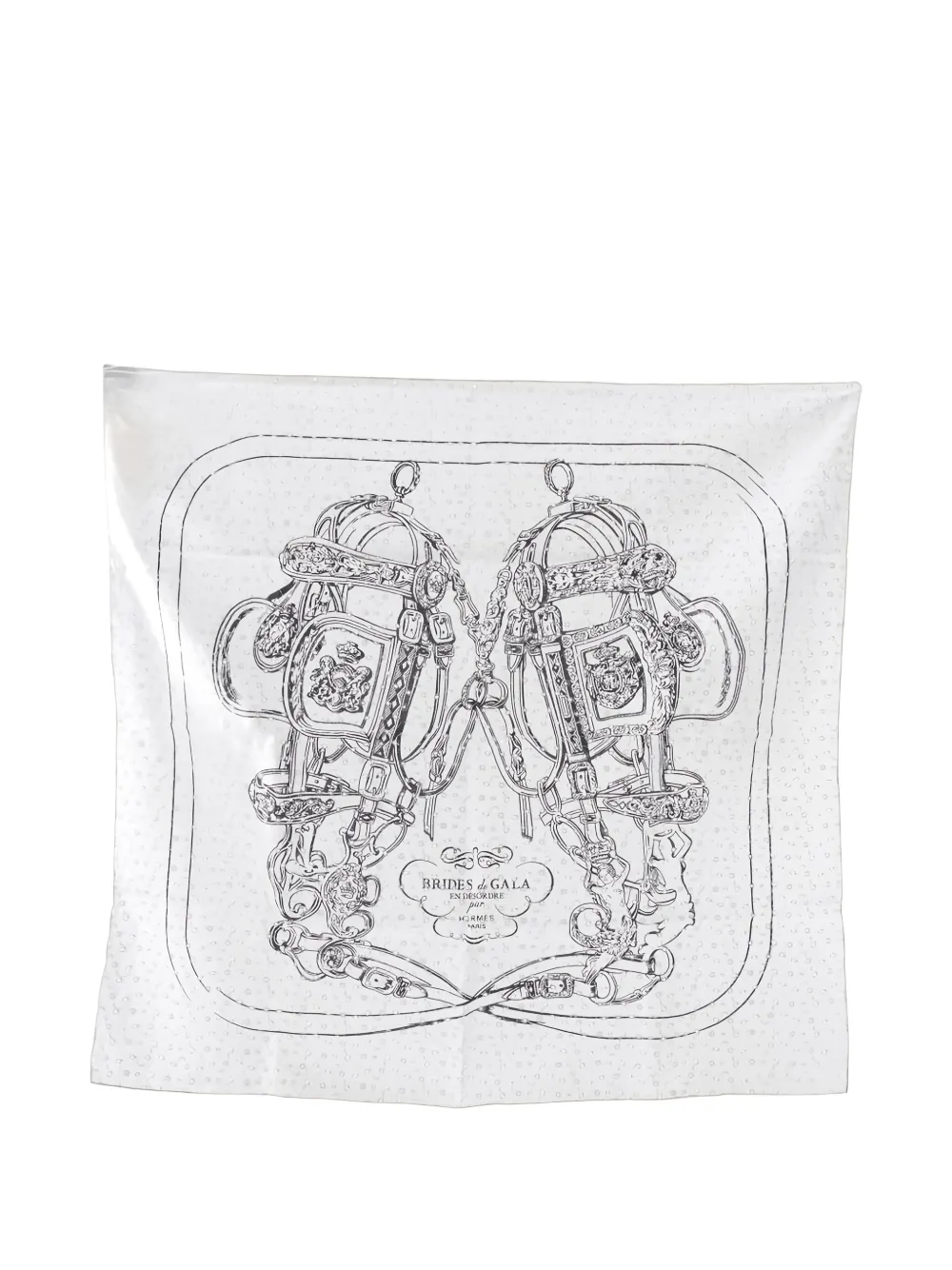Hermès Pre-Owned 1920 Brides de Gala 70 scarf - ホワイト Hermès Pre-Owned 1920 Brides de Gala 70 scarf - ホワイト