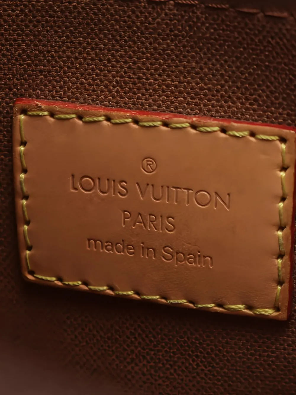 Pre-owned Louis Vuitton Odeon Pm Shoulder Bag In Brown