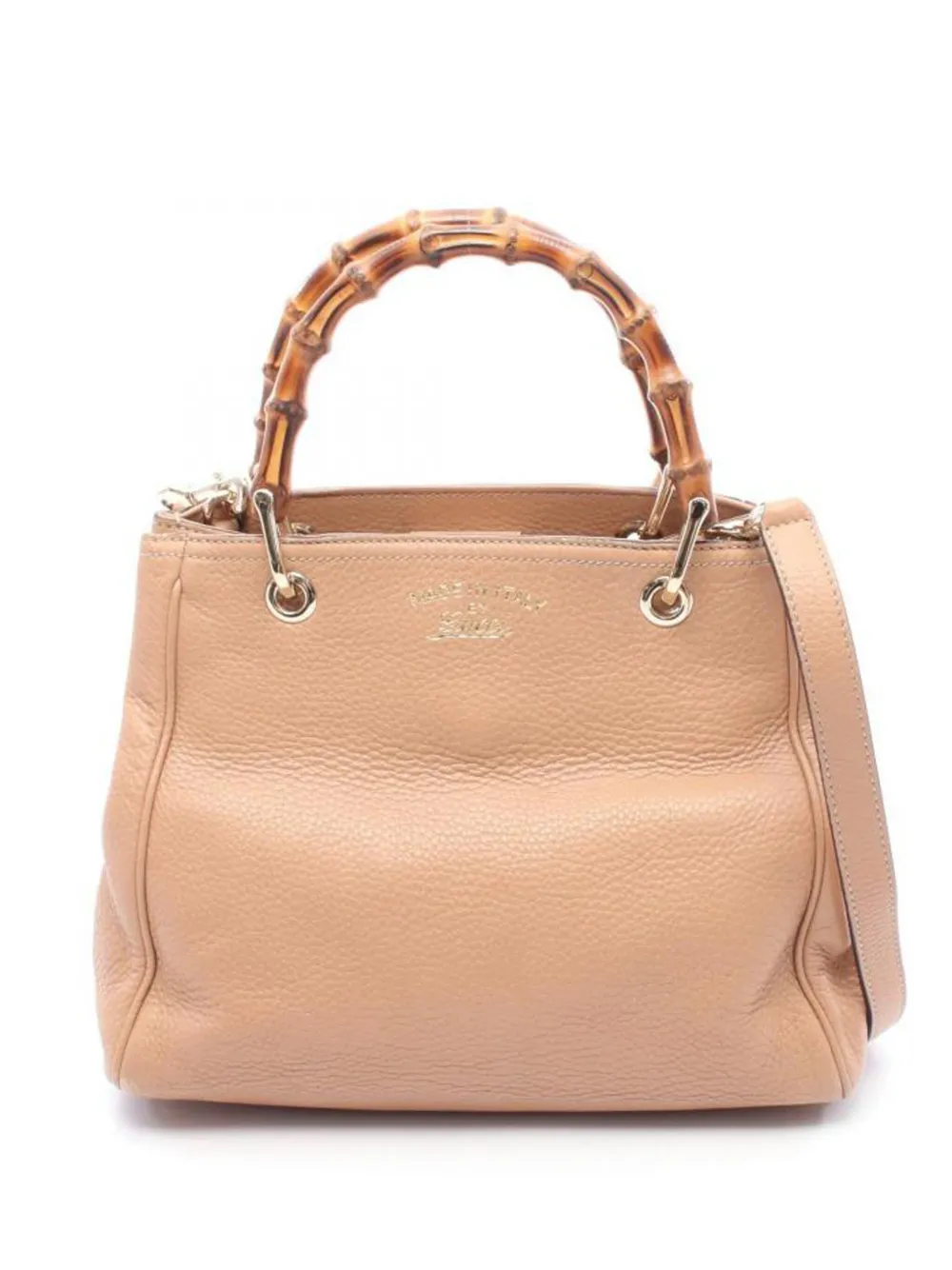 Gucci Pre-Owned Bamboo トートバッグ - ニュートラル Gucci Pre-Owned Bamboo トートバッグ - ニュートラル