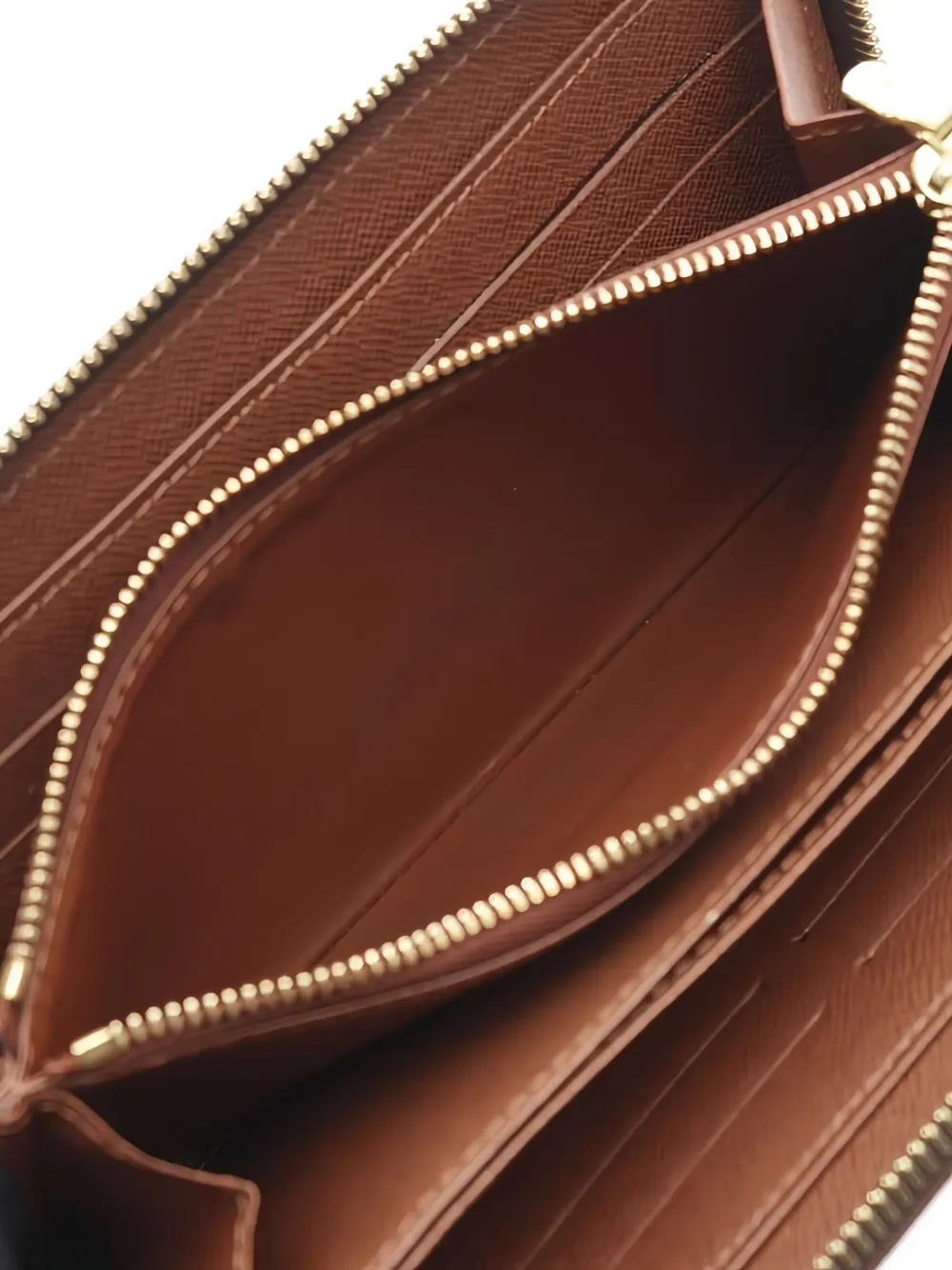 Pre-owned Louis Vuitton Monogram Rose-print Wallet In Brown