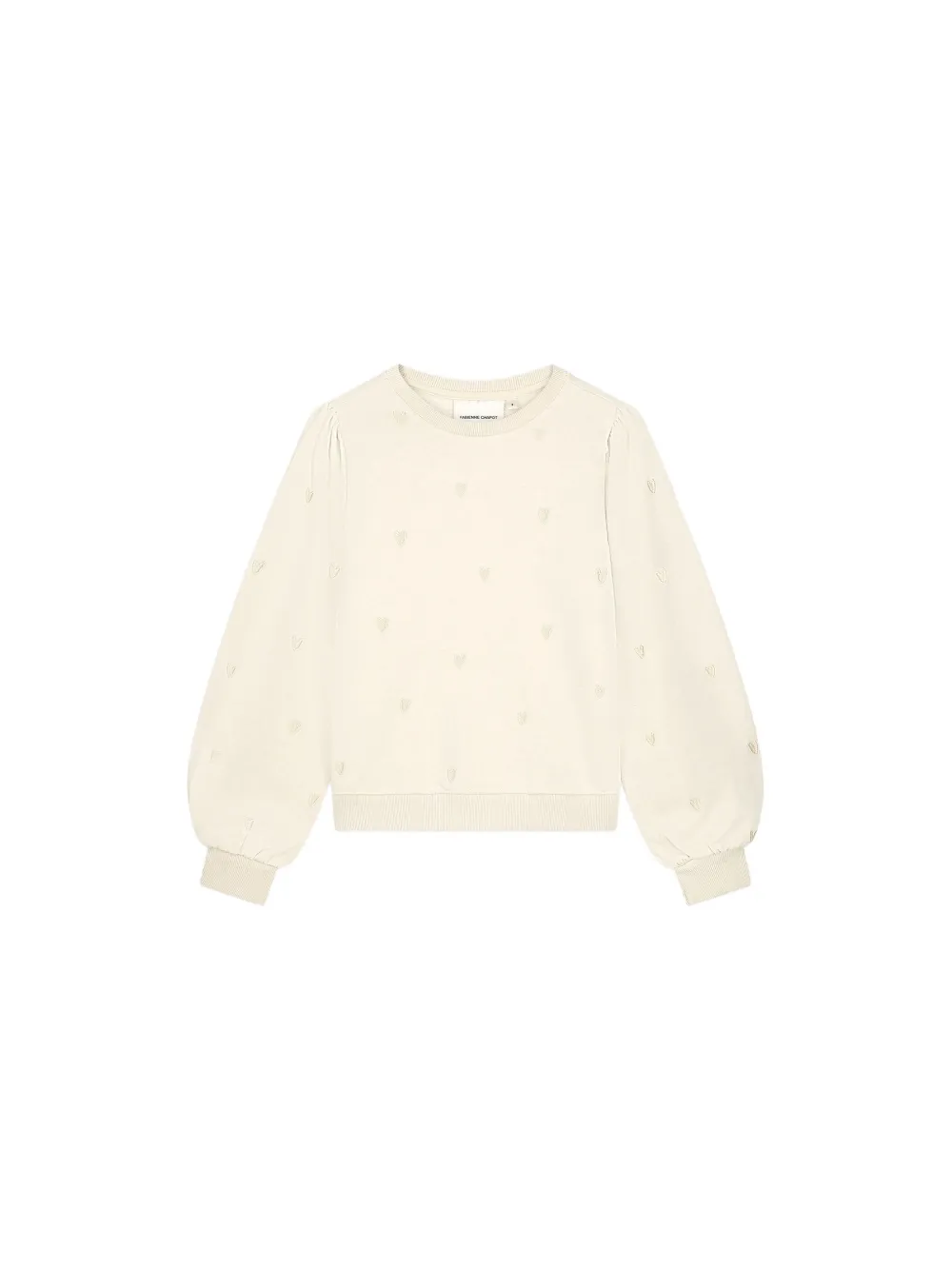 Fabienne Chapot Dina heart puff-sleeve sweatshirt | Sweaters | Image 2