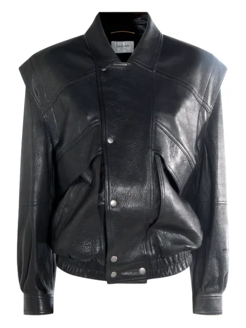 Saint Laurent جاكيت جلد