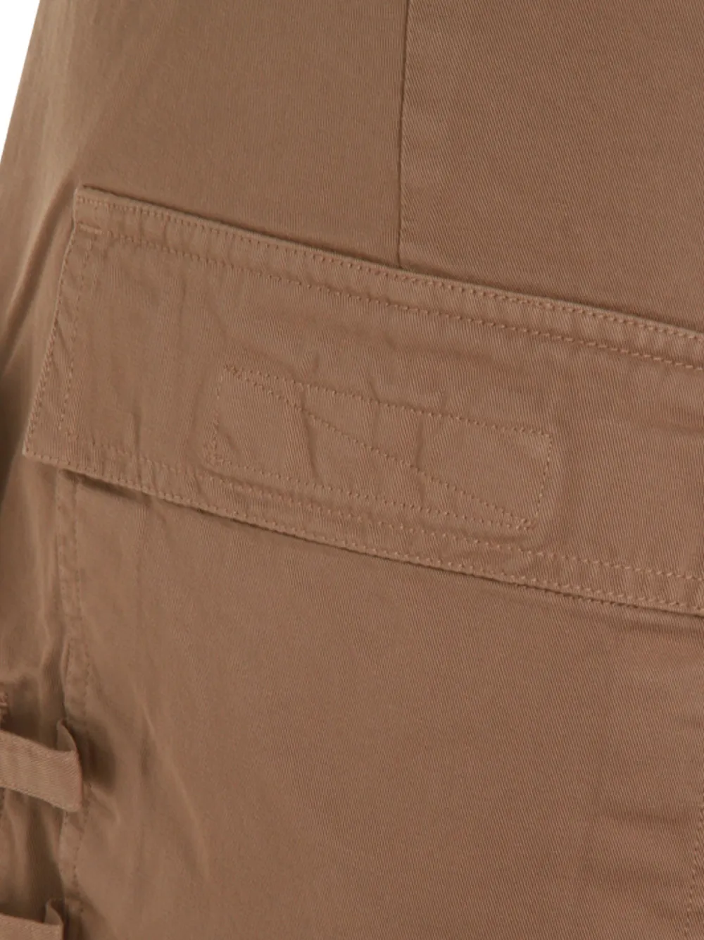 Rick Owens Drkshdw Stefan Wide Leg Cargo Pants In Brown