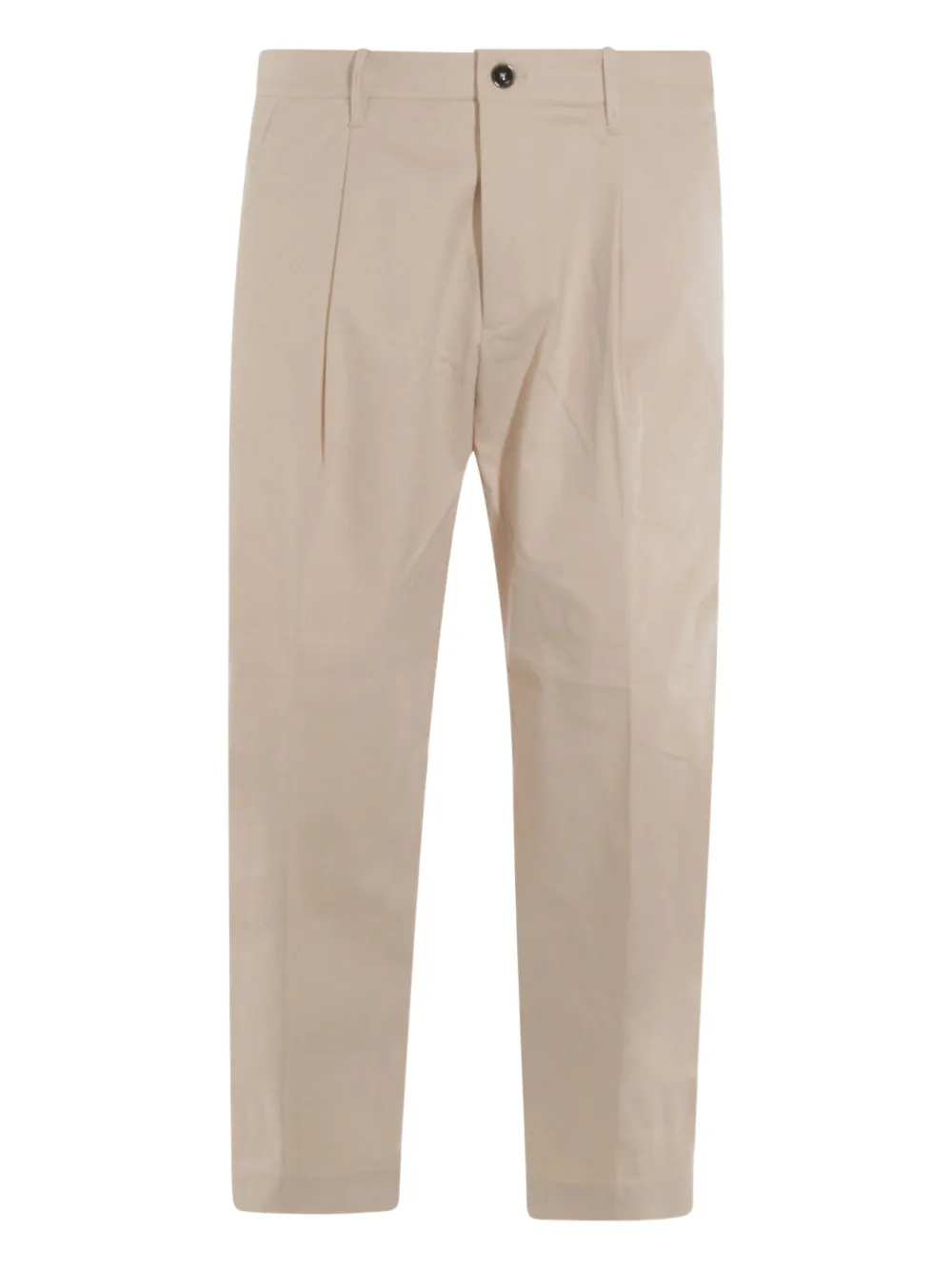 Nine In The Morning Straight-leg Trousers In Neutral