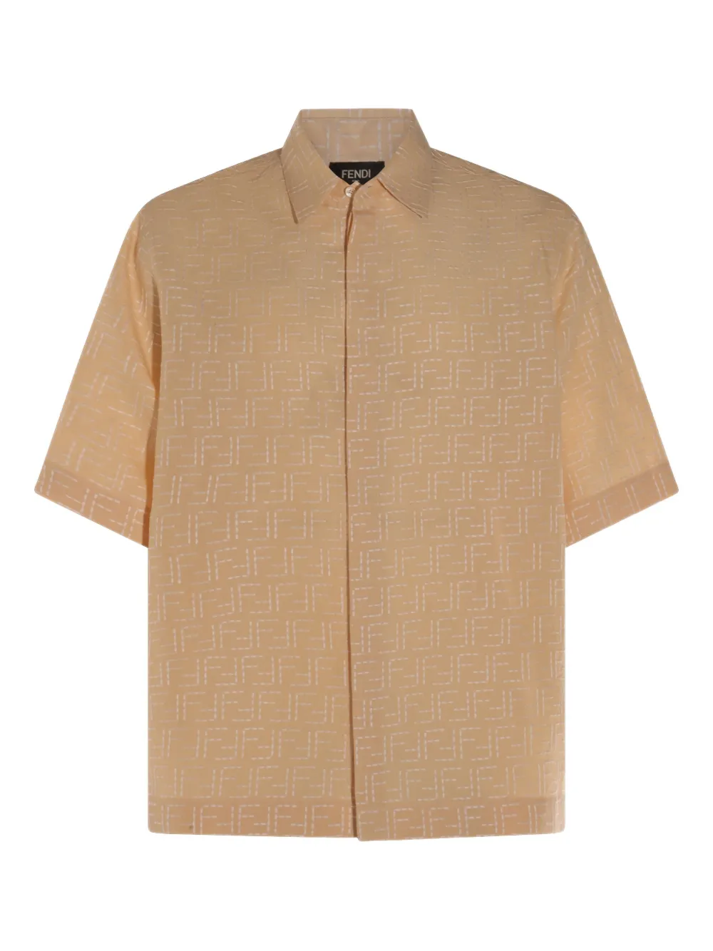 FENDI FF-pattern shirt | Neutrals | Image 1