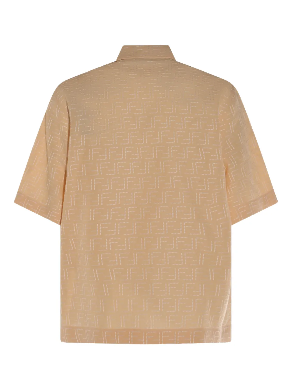 FENDI FF-pattern shirt - Beige