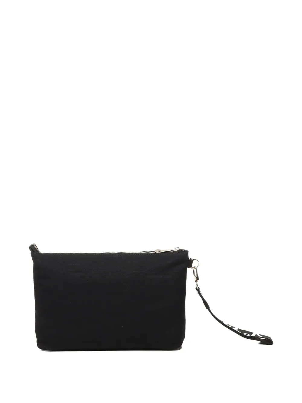V73 Logo-print Clutch Bag In Black