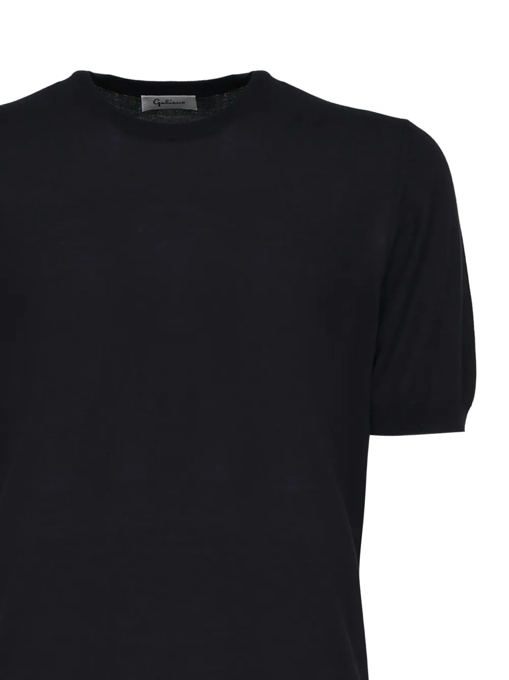John Galliano Short-sleeve Cotton T-shirt In Black