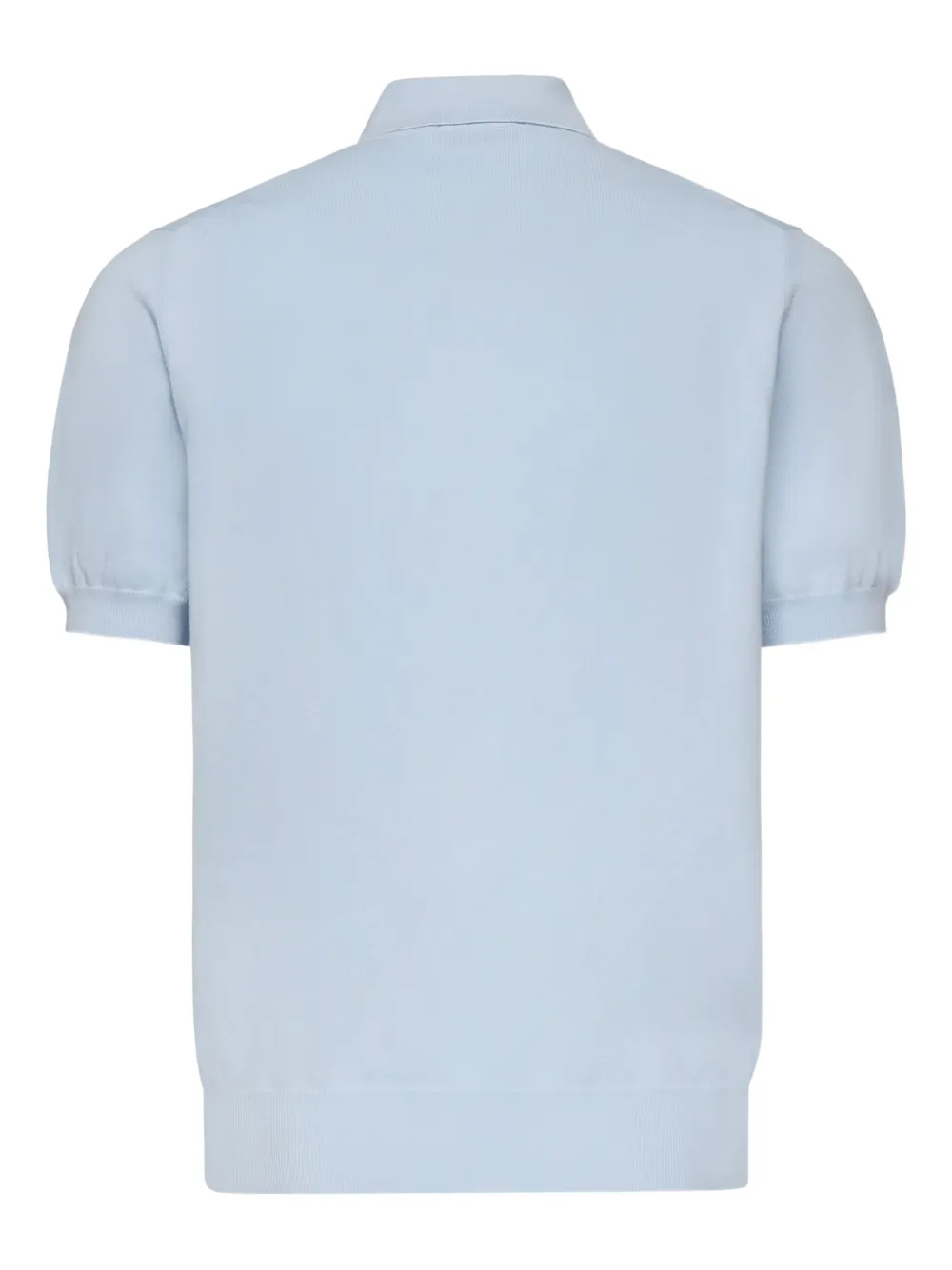 John Galliano short-sleeved polo shirt - Blauw