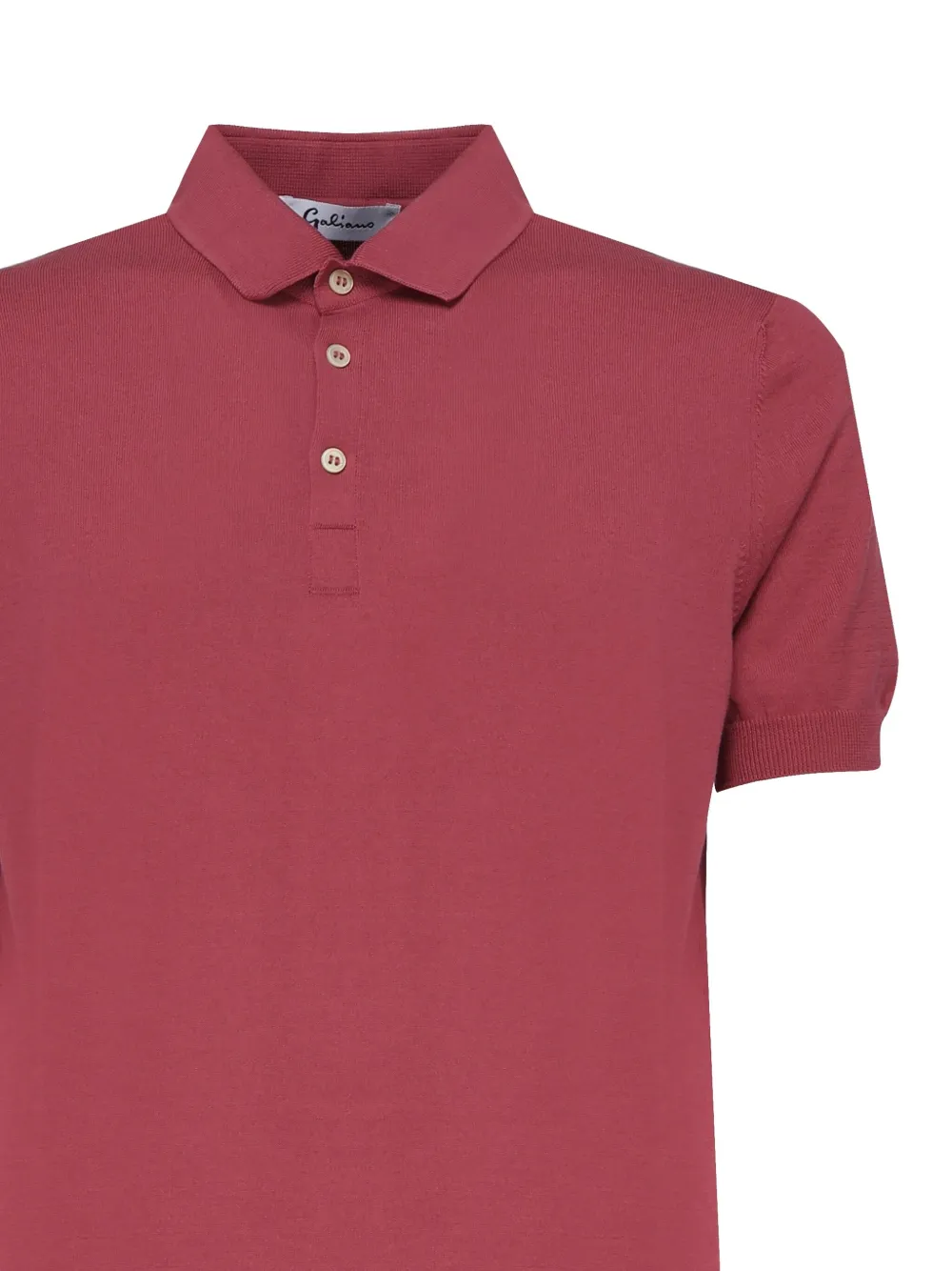 John Galliano Poloshirt met korte mouwen Rood