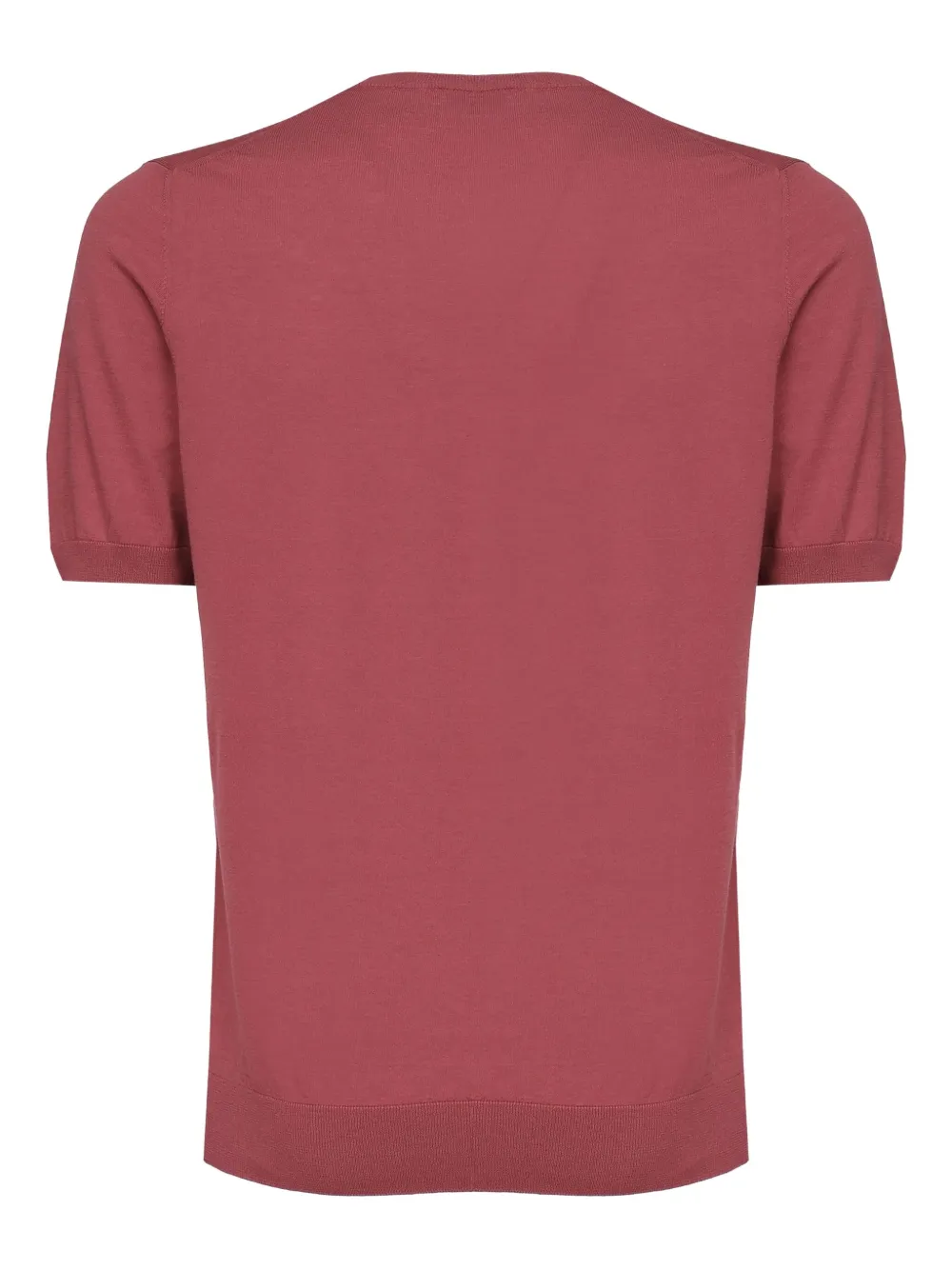 John Galliano Short-sleeve Cotton T-shirt In Red