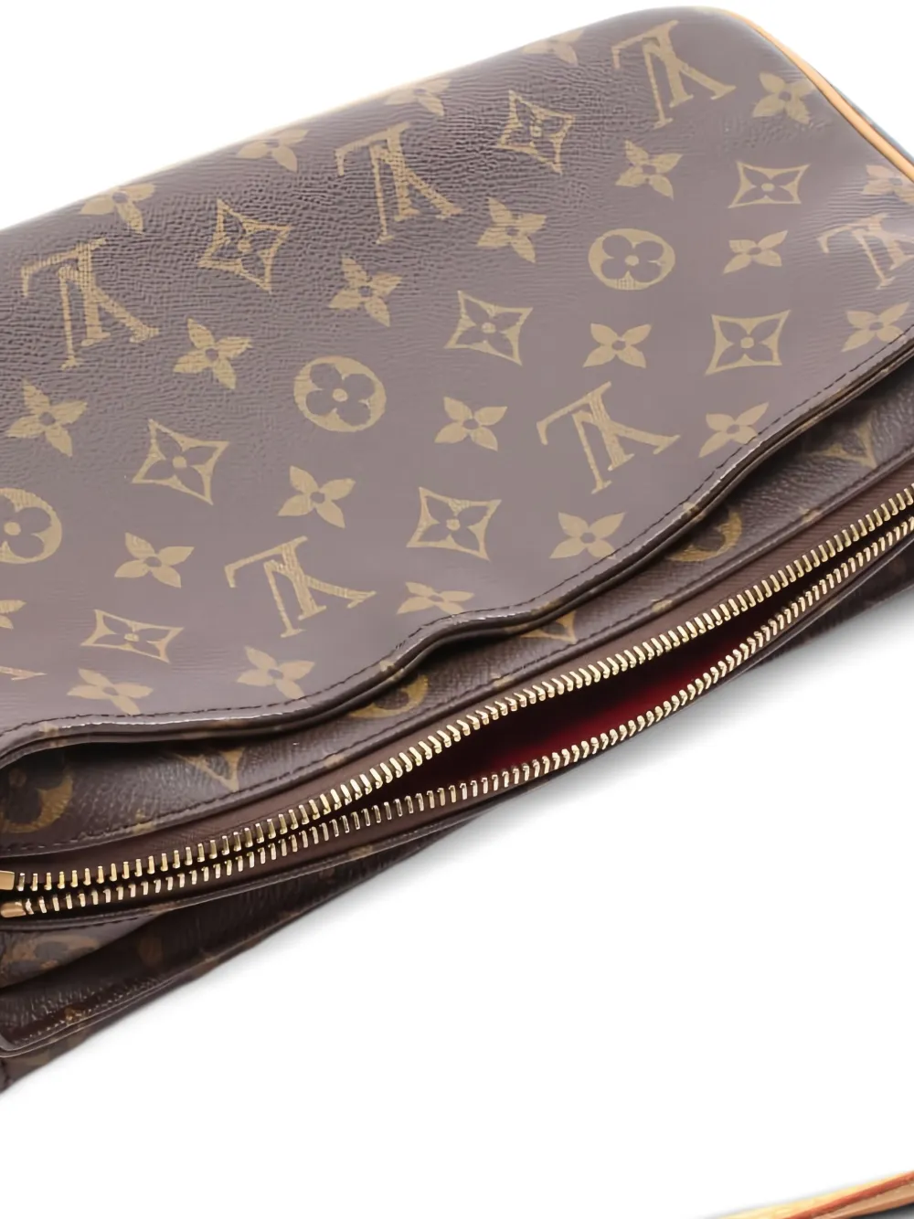 Pre-owned Louis Vuitton Vivacité Mm Shoulder Bag In Brown