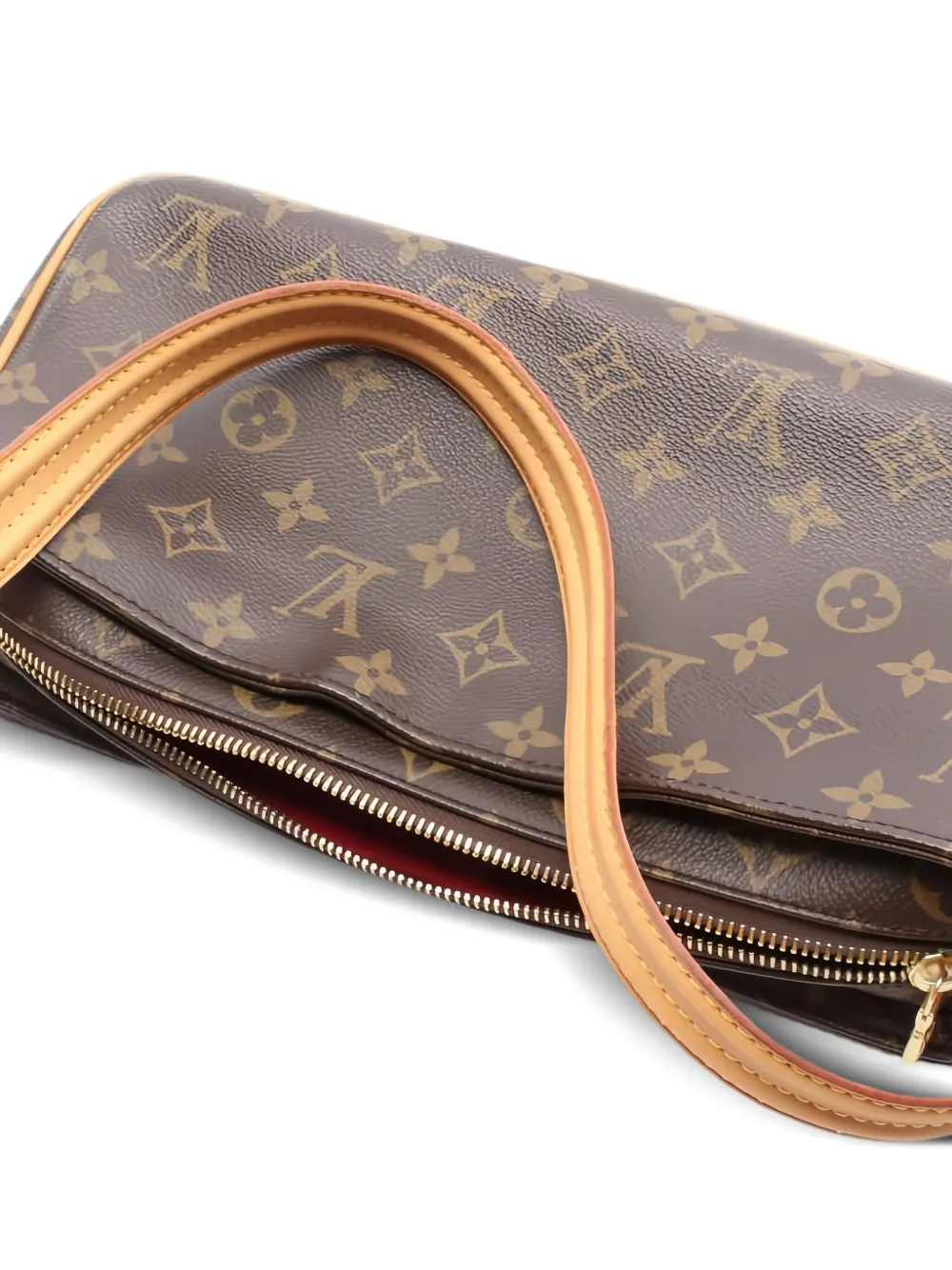 Pre-owned Louis Vuitton Vivacité Mm Shoulder Bag In Brown