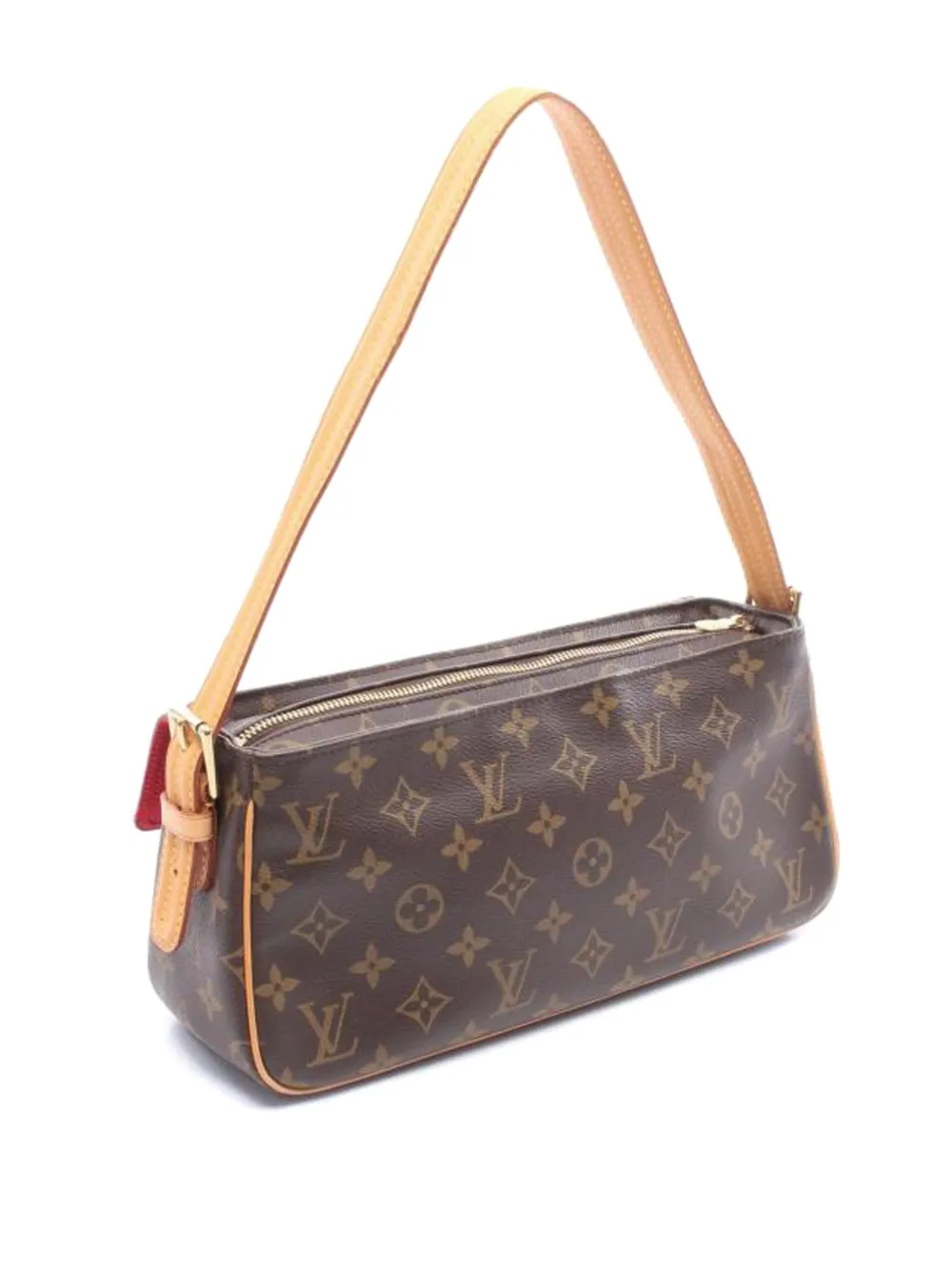 Pre-owned Louis Vuitton Vivacité Mm Shoulder Bag In Brown