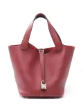 Hermès Pre-Owned 2024 Picotin leather handbag - Red
