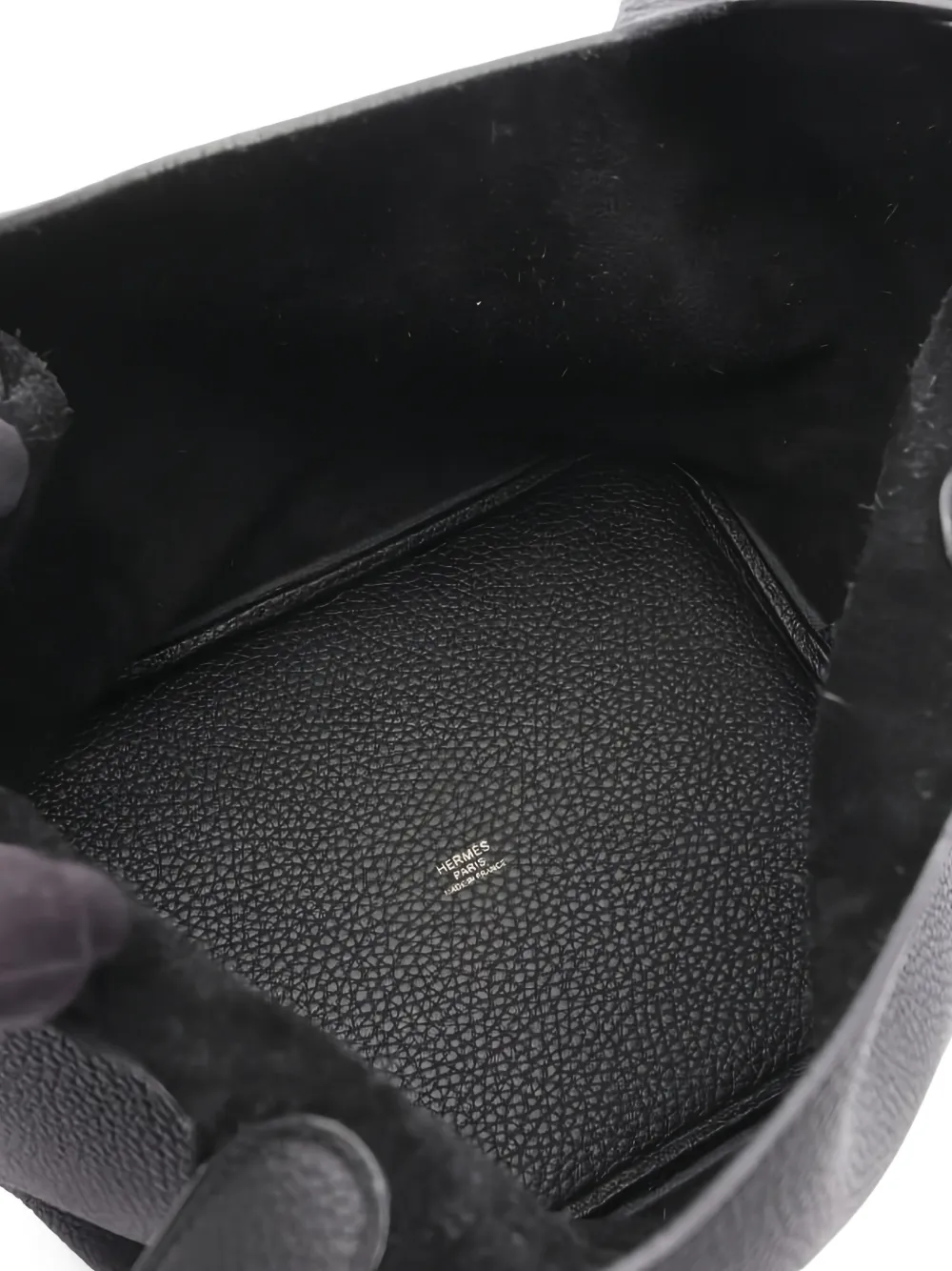 Pre-owned Hermes Picotin Lock Mm Handbag In Black