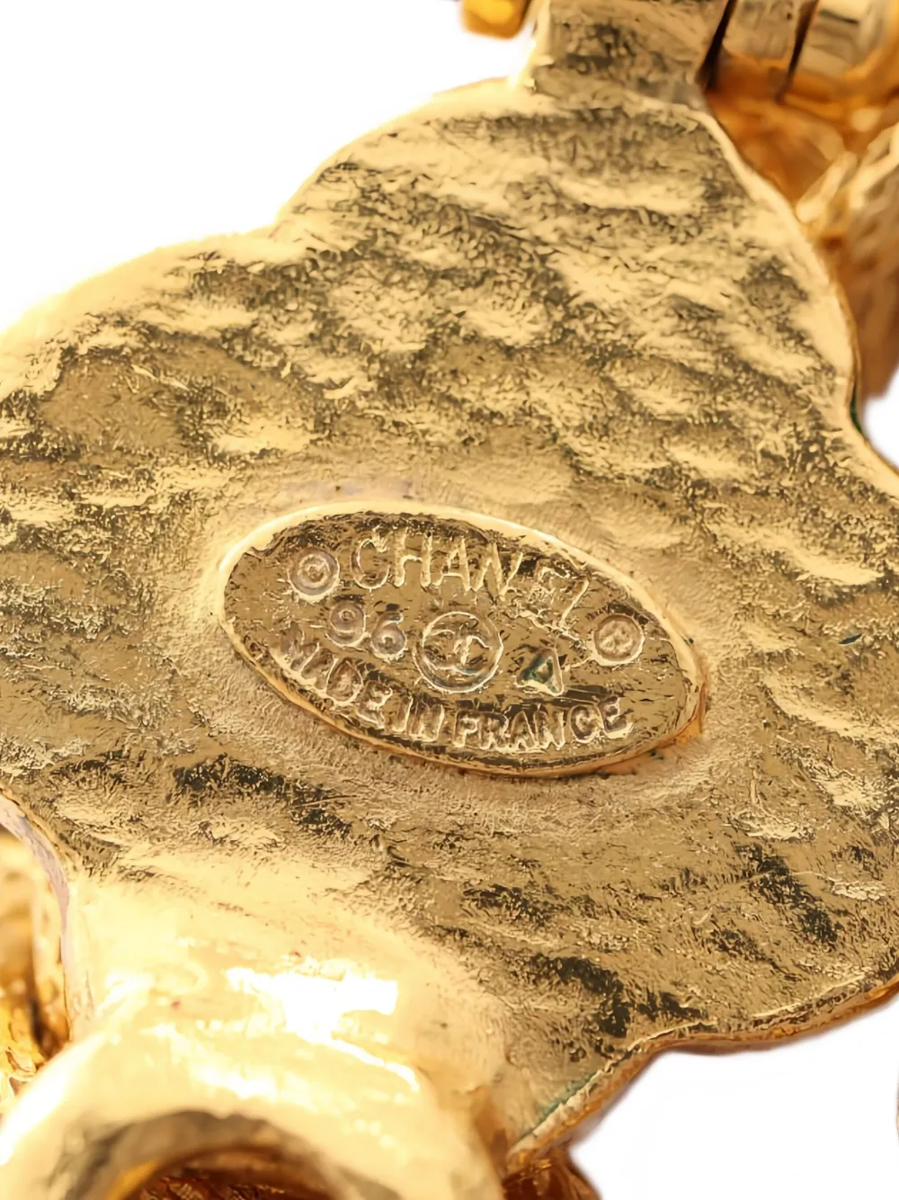 Pre-owned Chanel 1986-1988 Flower-shaped Necklace In Gold