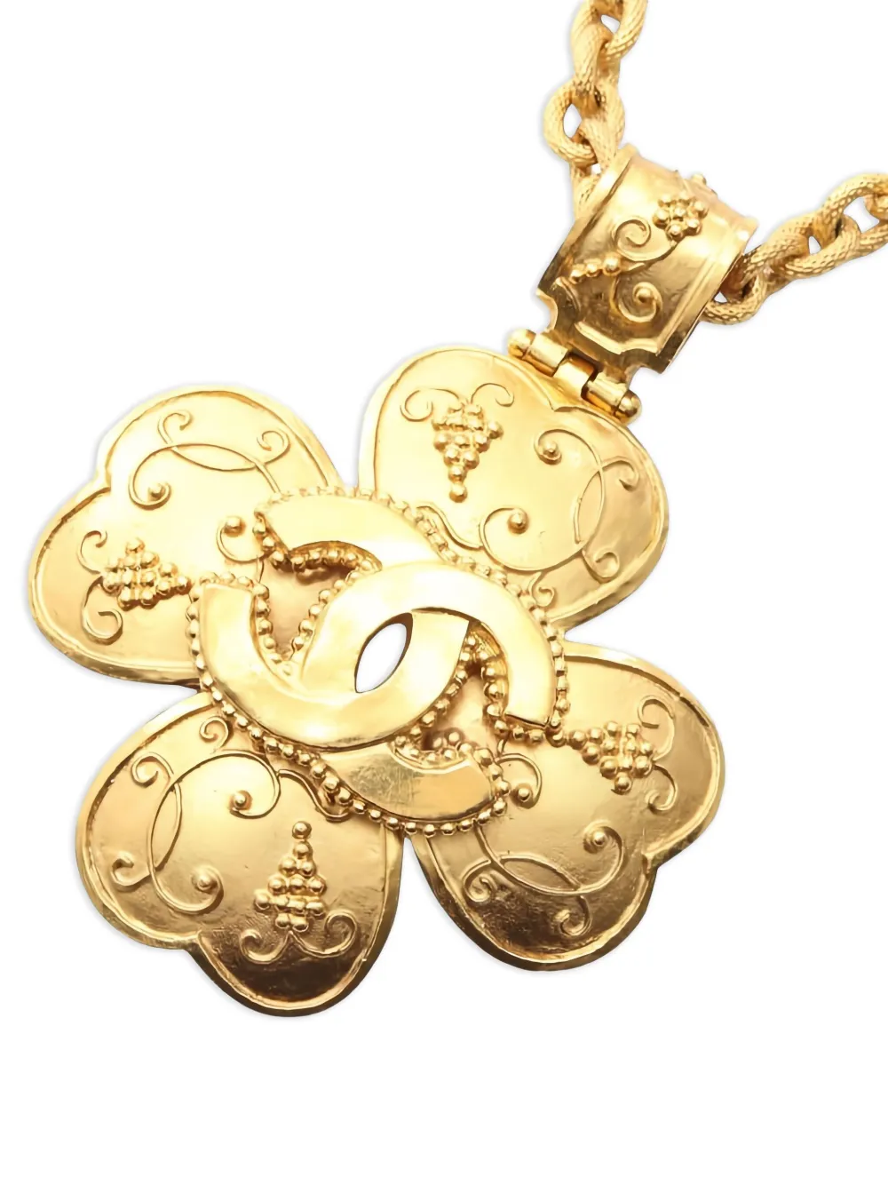 CHANEL Pre-Owned 1986-1988 flower-shaped necklace | Image 2