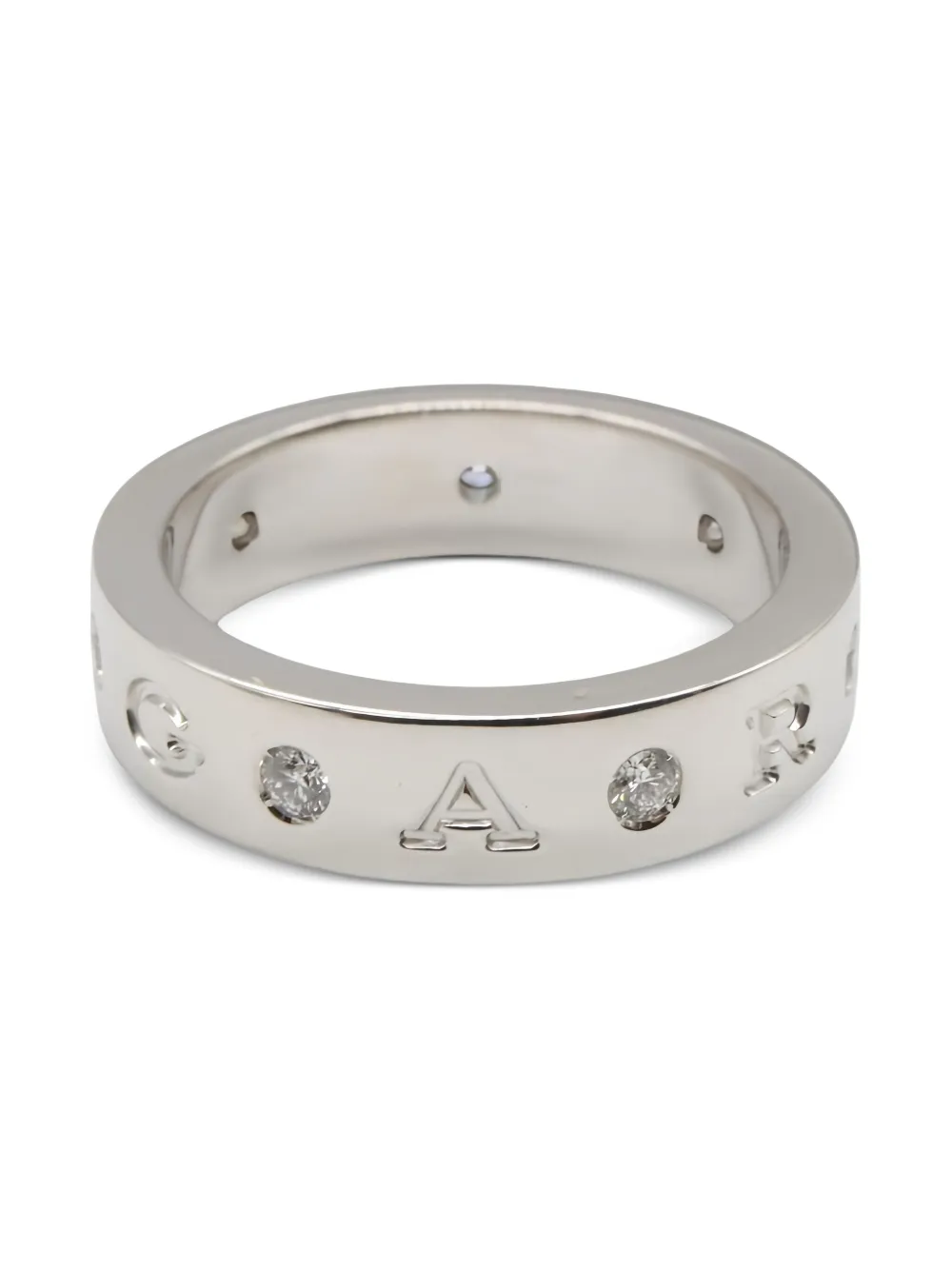 Bvlgari Pre-Owned 2010 14kt white gold Roman Sorbet diamond ring | Women | Image 2