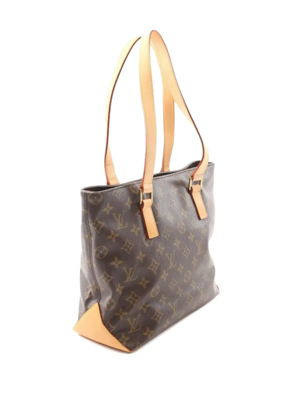 Pre-owned Louis Vuitton Cabas Piano Shoulder Bag In Brown