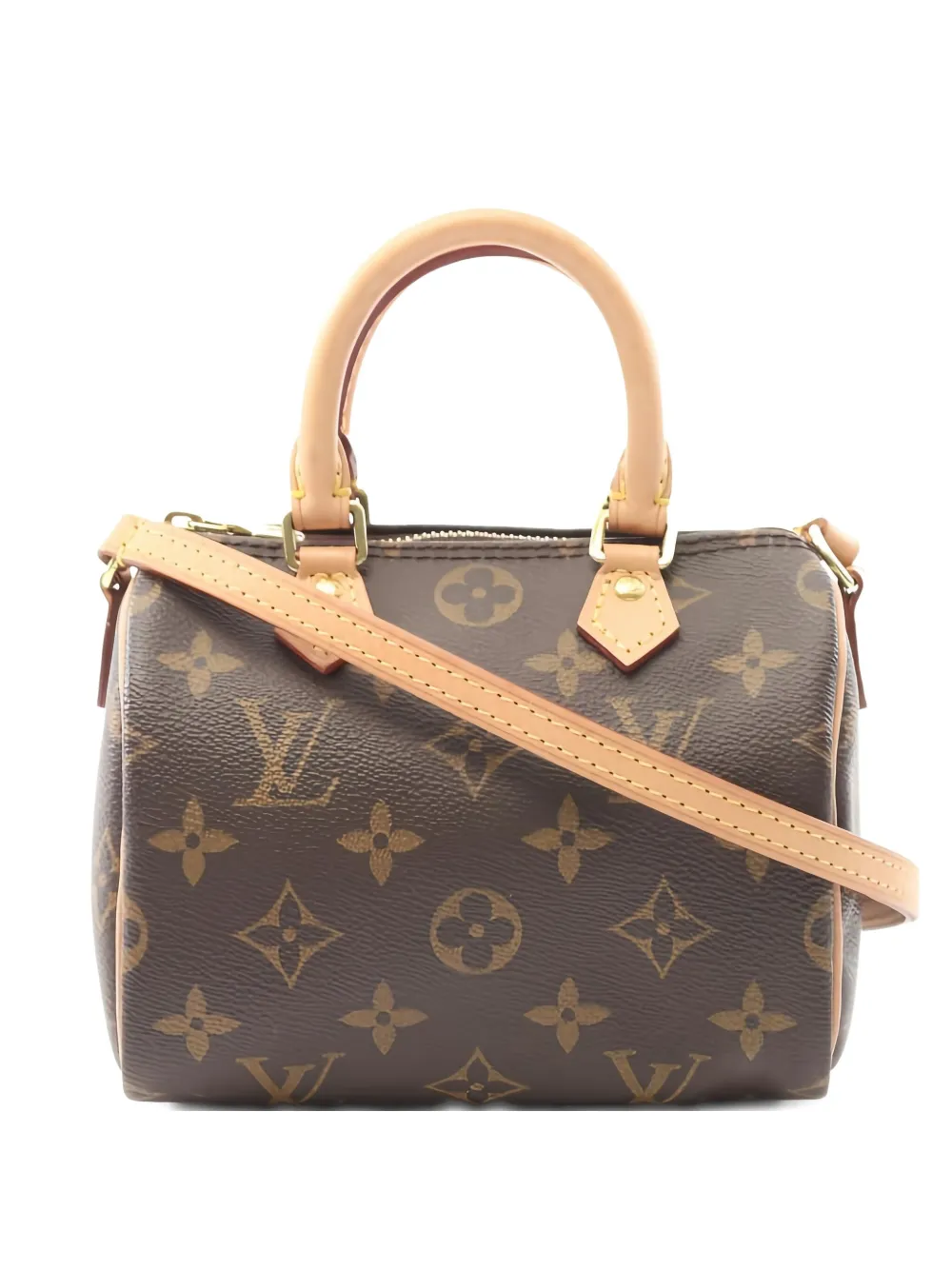 Louis Vuitton Pre-Owned Nano Speedy ショルダーバッグ - ブラウン Louis Vuitton Pre-Owned Nano Speedy ショルダーバッグ - ブラウン