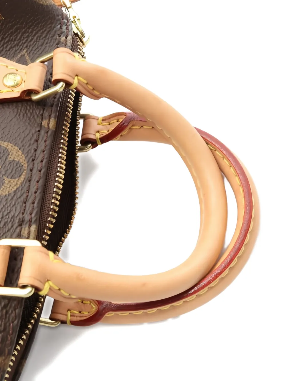 Pre-owned Louis Vuitton Nano Speedy Shoulder Bag In Brown