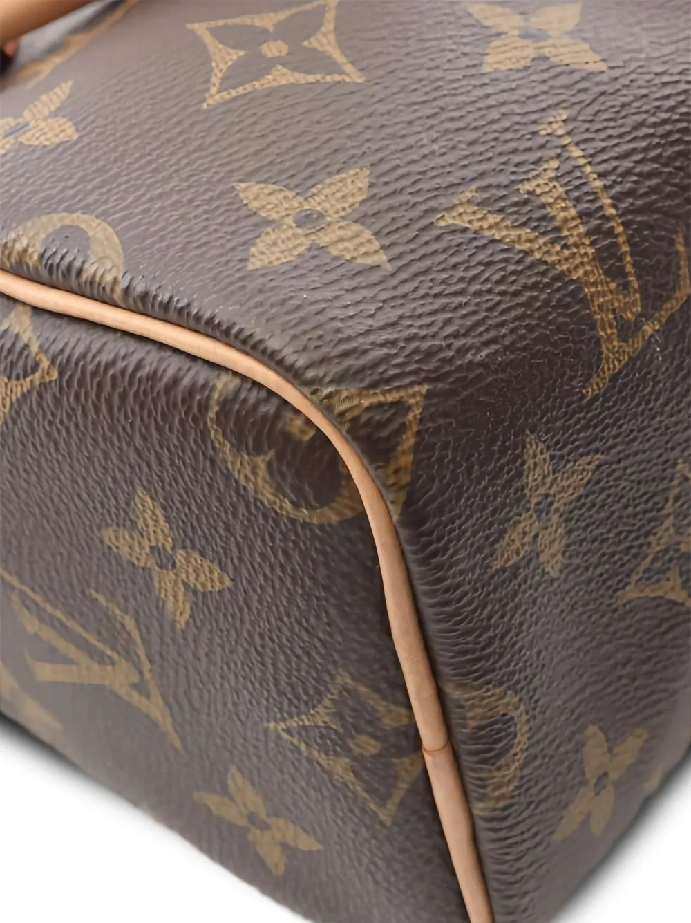 Pre-owned Louis Vuitton Nano Speedy Shoulder Bag In Brown
